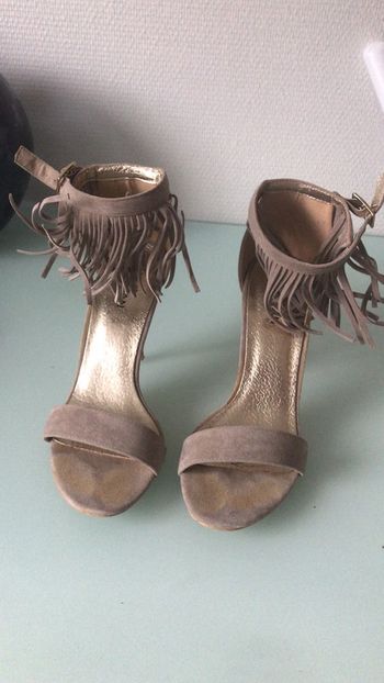 Escarpins morgan daim beige taupe