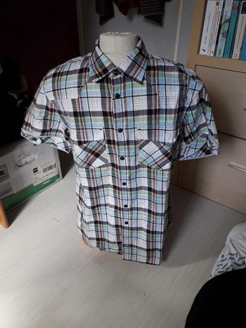 Chemisette homme rayée