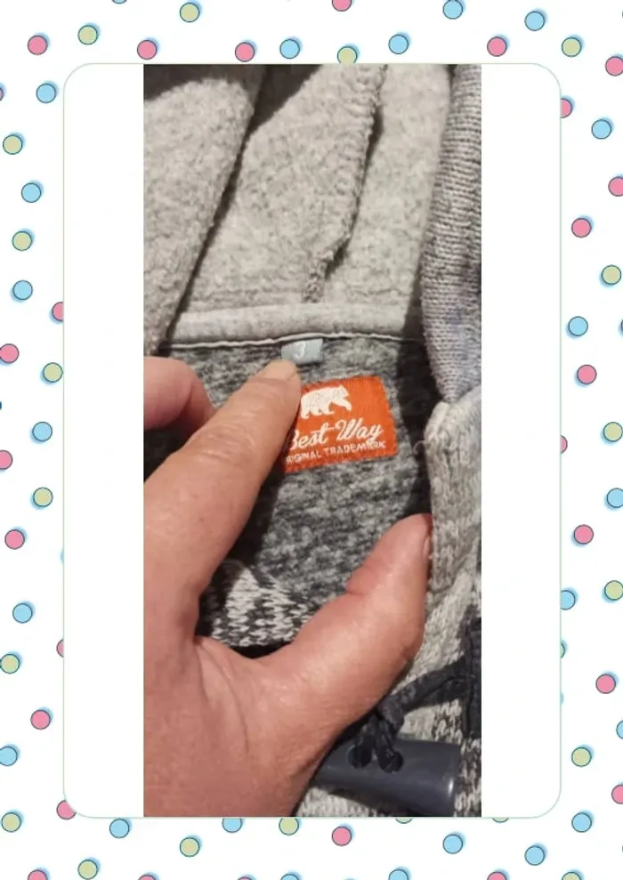Jolie pull chaud dans les tons gris - photo numéro 5