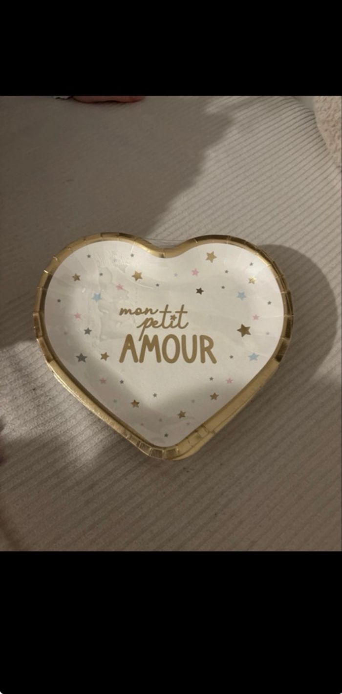 Lot assiette et gobelet