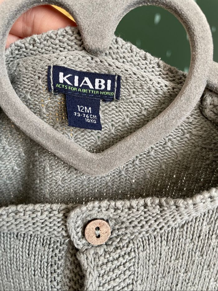 Combinaison en tricot kaki - photo numéro 4
