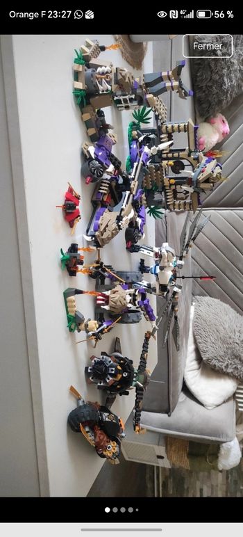 Lot de 6 set lego Ninjago 