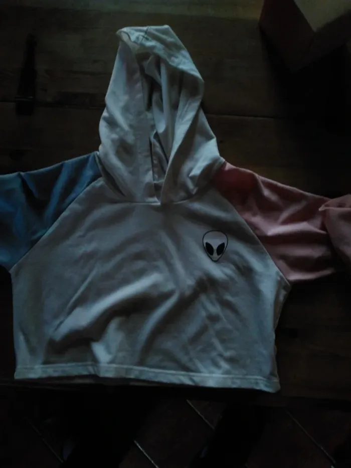 Petit pull crop top