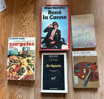 Lot 5 livres diversifiés
