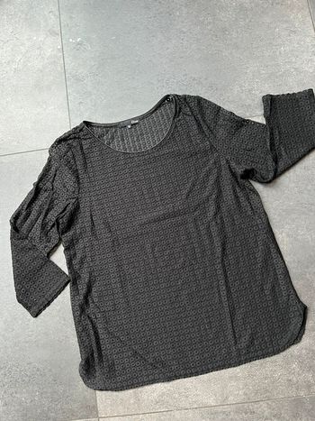 Haut transparent manches 3/4 Étam taille M