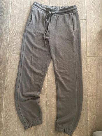 Jogging femme Zara en maille gris kaki