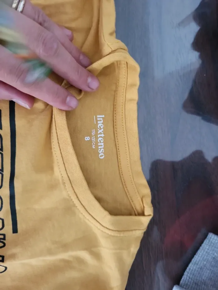 ee shirt manche longue 8 ans in extenso 119 cm 131 cm - photo numéro 2