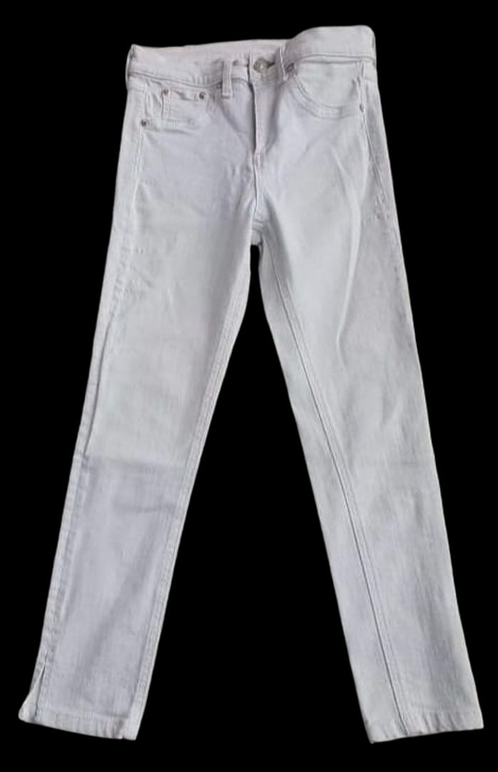 Jean Blanc Rag & Bone Slim Strech - Taille 24 (34FR)
- photo numéro 2