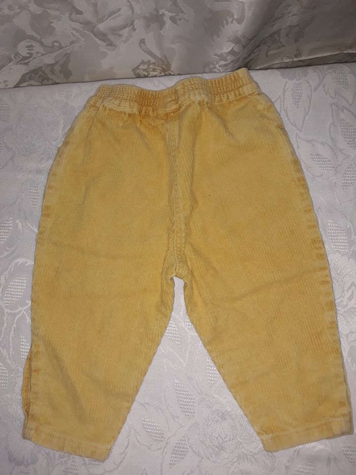 Faby27800 Pantalon "Kimbaloo" 8 mois couleur : moutarde - photo numéro 2