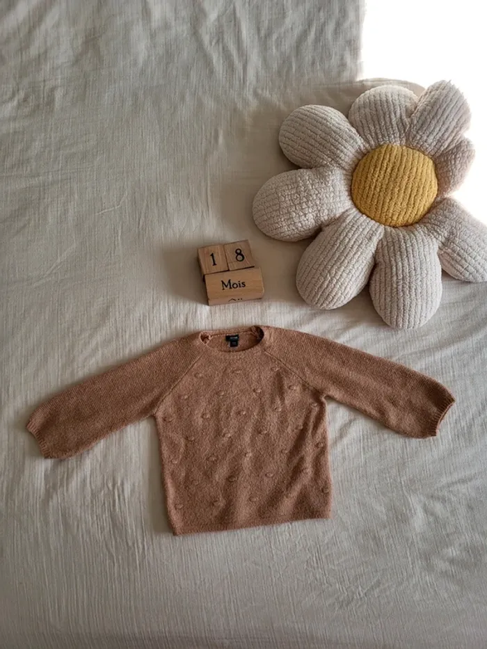 Pull vieux rose rentrée Septembre automne hiver