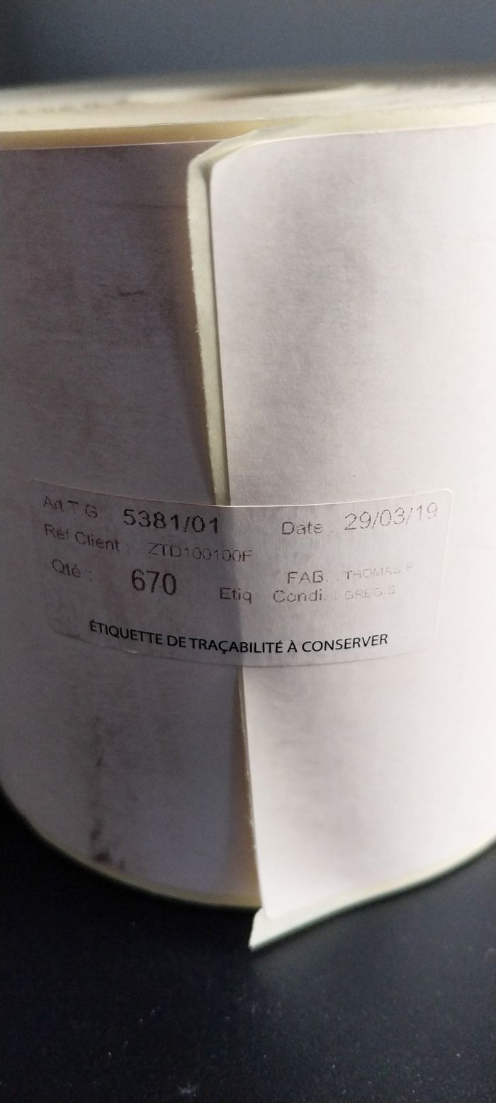 Étiquettes thermiques x670 - photo numéro 2