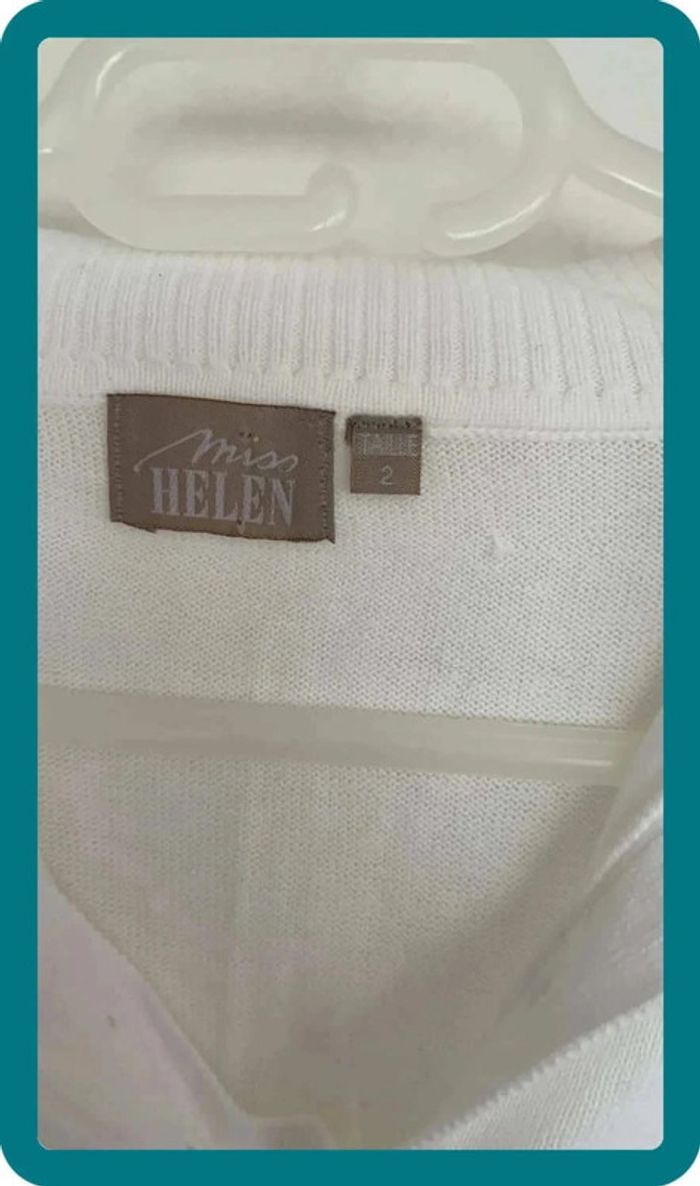 Pull blanc - photo numéro 2