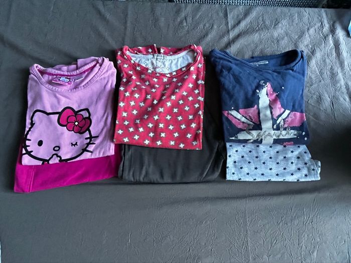 Lot de 3 pyjamas fille mi-saison