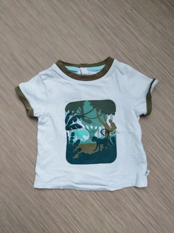 Tee-shirt manches courtes garçon taille 3 mois