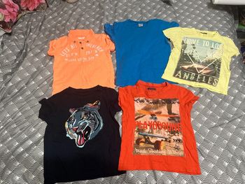 Lot de 5 tee-shirts garçon taille 6 ans