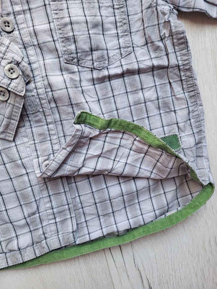 Lot de 2 chemises à carreaux garçon 3ans - photo numéro 3