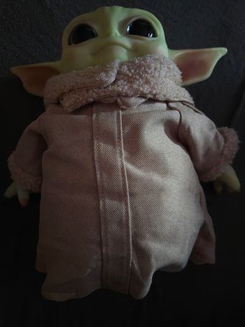 Peluche maître yoga et je s'appelle groot