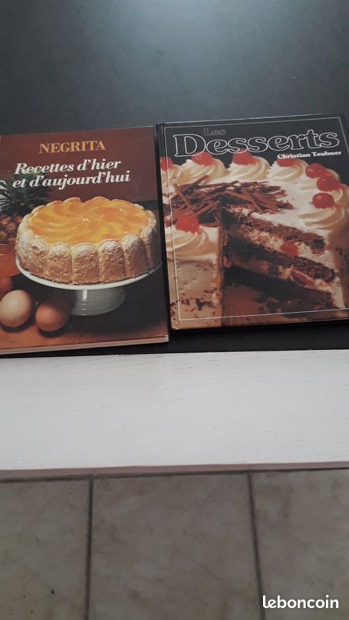 Livres de cuisine (desserts)