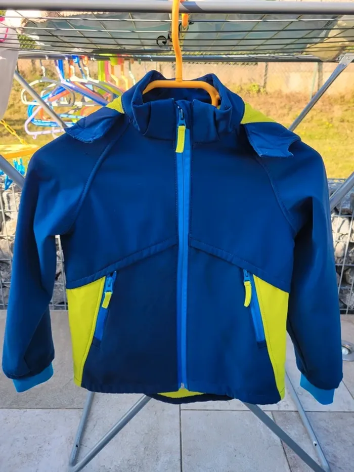 Veste soft shell 7-8 ans garçon