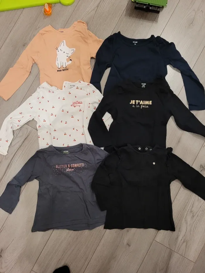 T-shirts manches longues 3 ans