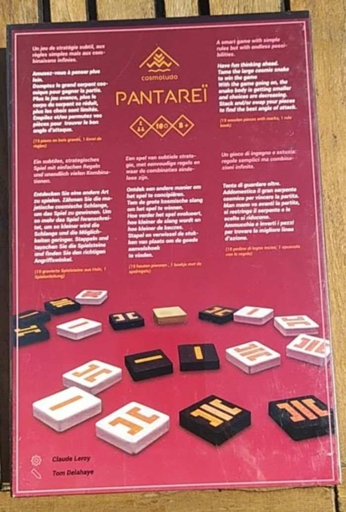 Pantareï - Jeu de société sous emballage - Prix Ferme - photo numéro 2
