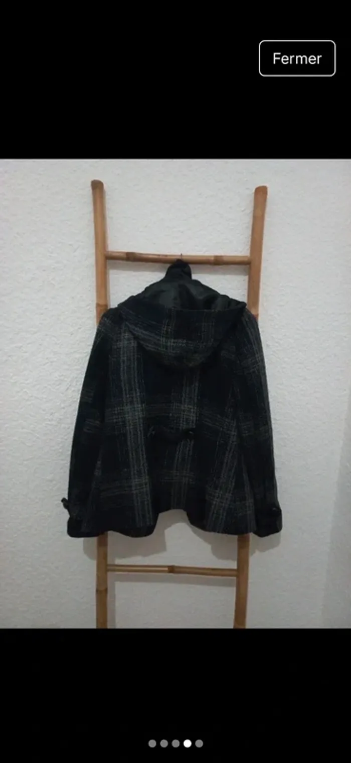 Veste caban court laine - photo numéro 6