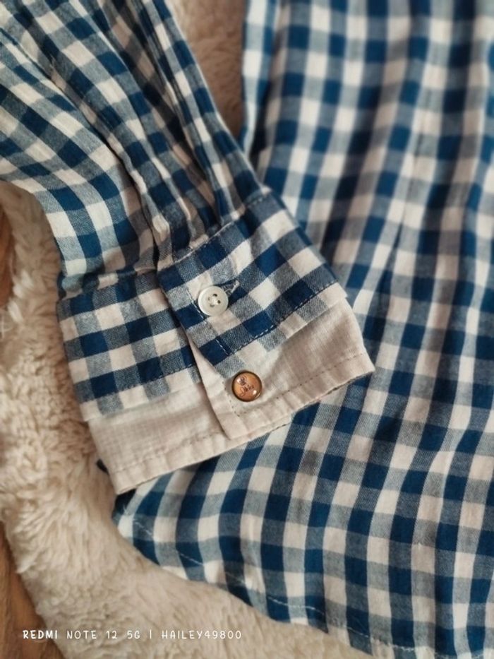 Chemise a carreaux IKKS taille 12 ans - photo numéro 3