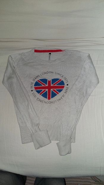 Pull fille 8 ans beige Pepe jeans