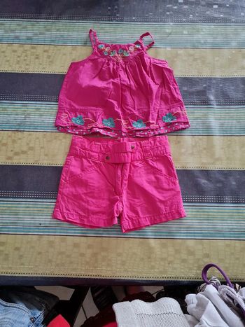 Ensemble été short  5 ans