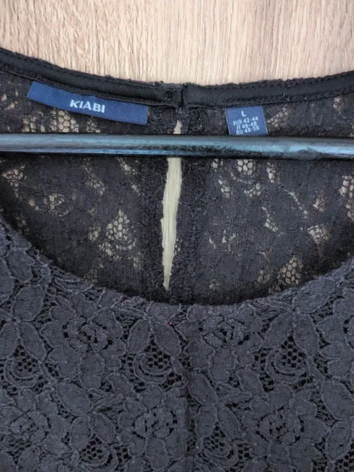 Top en dentelle sans manches Kiabi, taille L - photo numéro 3