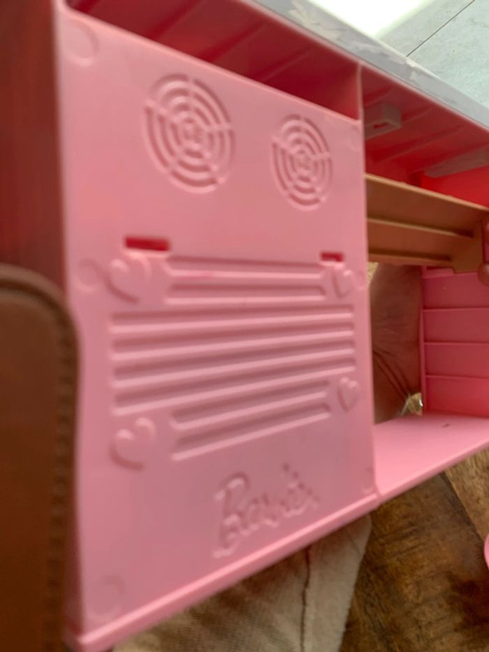 Lot jouet barbie magasin pâtisserie et chariot avec accessoires vitrine gâteau licorne - photo numéro 10