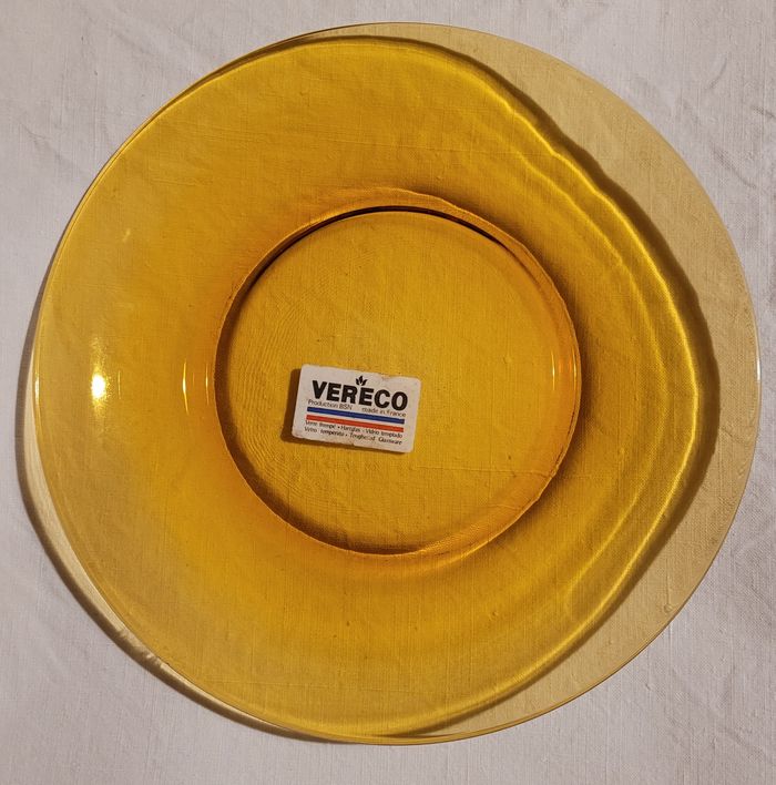 12 assiettes à dessert Vereco - neuf - vintage - photo numéro 3