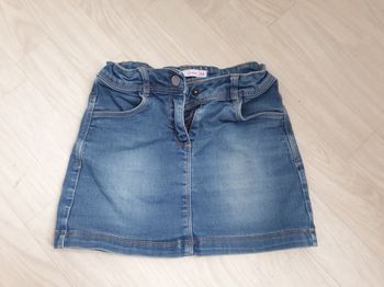 Jupe courte en jean