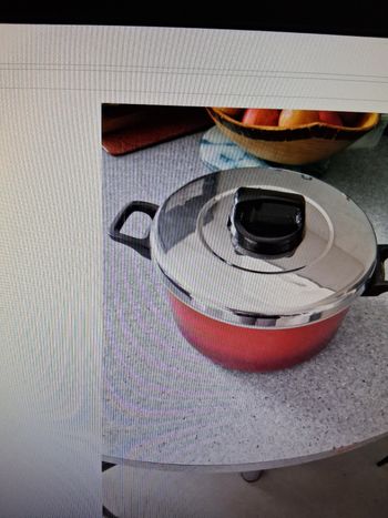 Casserole faitout rouge " tefal "