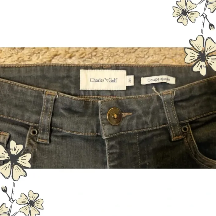 Jean noir Charles le Golf, femme, Taille 38