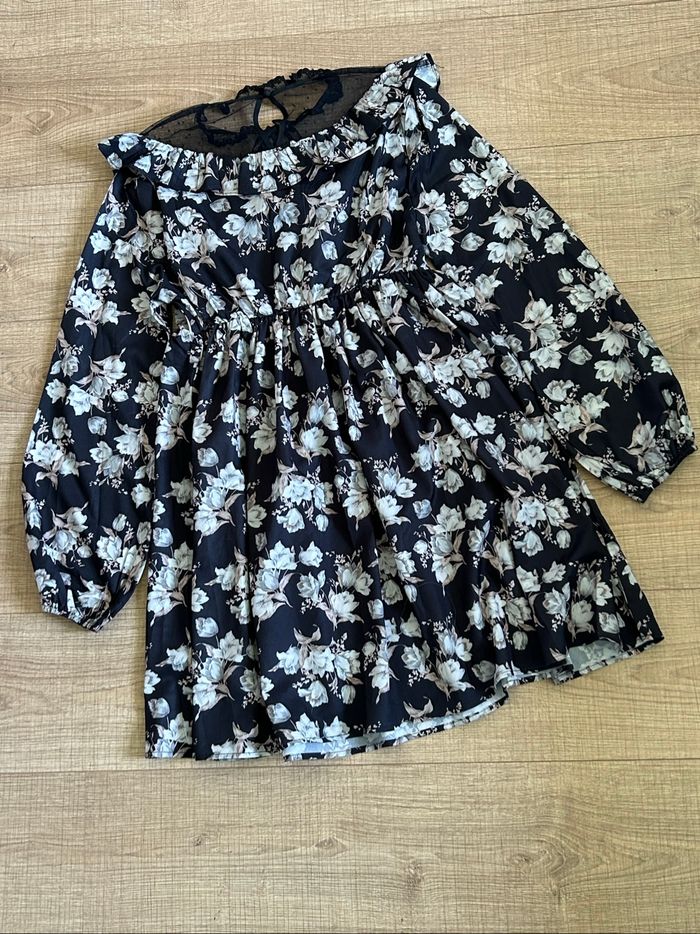 Robe fleurie à manches longues Nasty Gal taille française 40 jamais portée - photo numéro 8