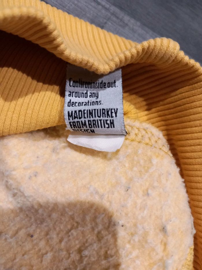 Pull superdry jaune XS - photo numéro 6