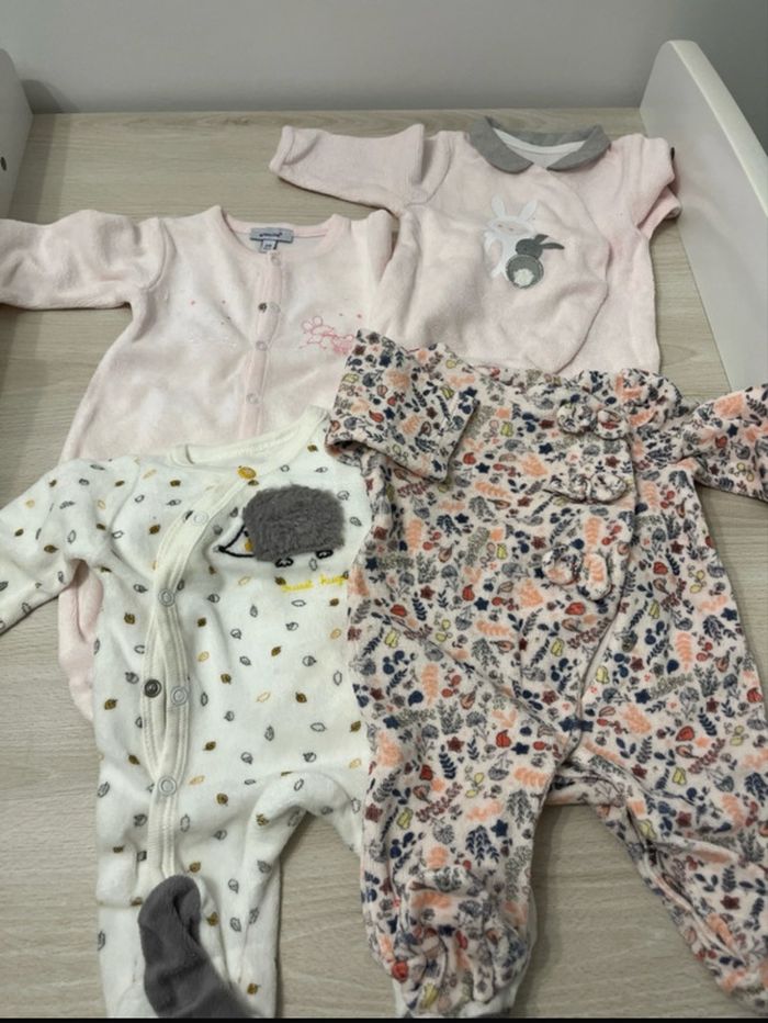 Lot pyjamas bébé fille naissance