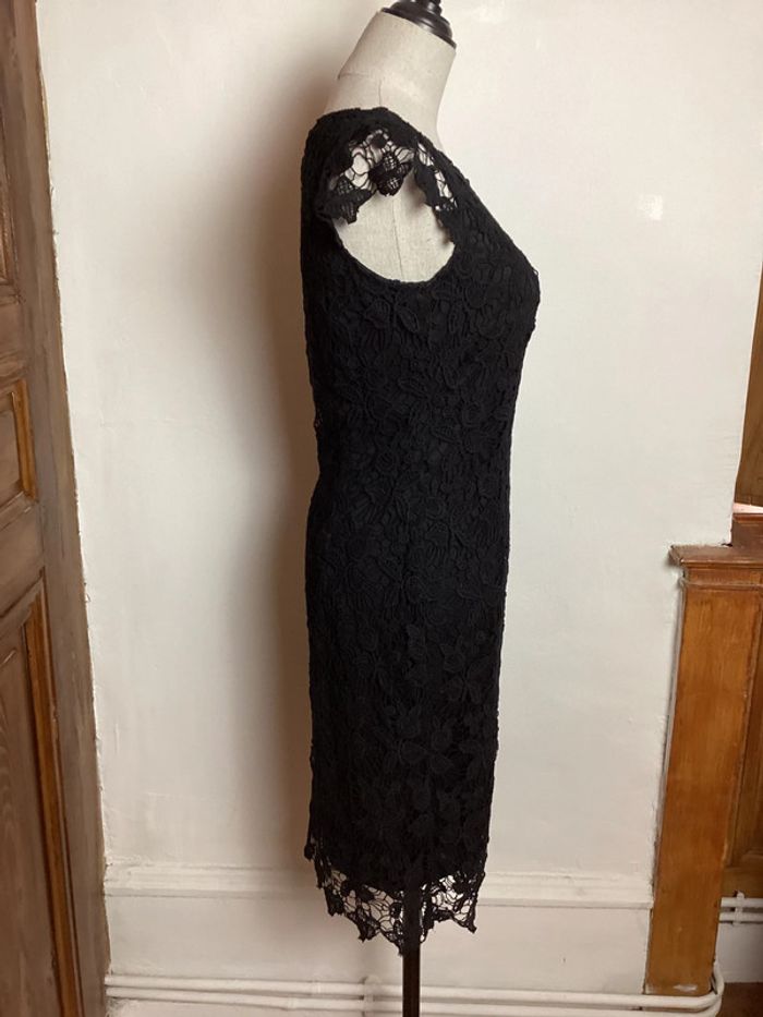 Robe noire brodée Esprit 36 - photo numéro 5