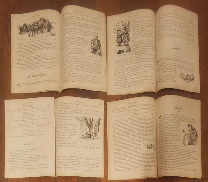 Lot de 4 anciens fascicules Mon journal 1899 vintage - photo numéro 5