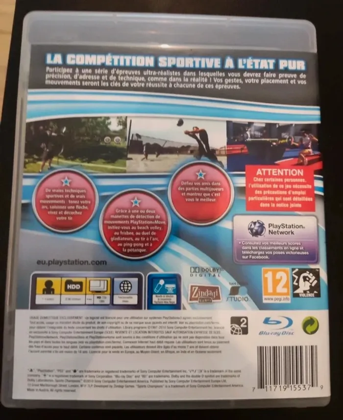 Jeu sport champions ps3 playstation 3 - photo numéro 3