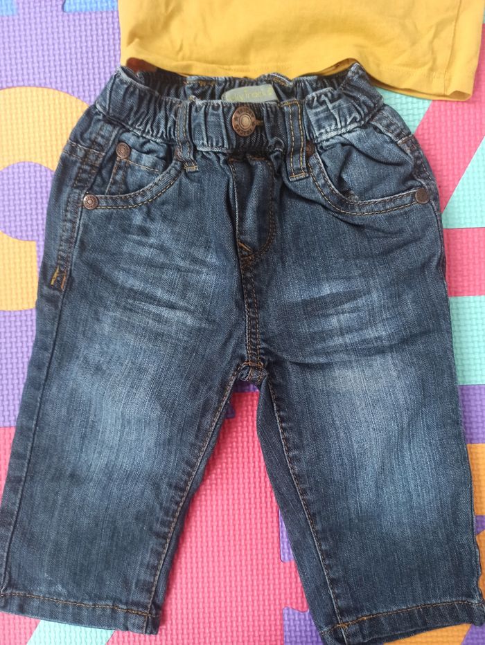Lot Jean sous pull 6 mois - photo numéro 3
