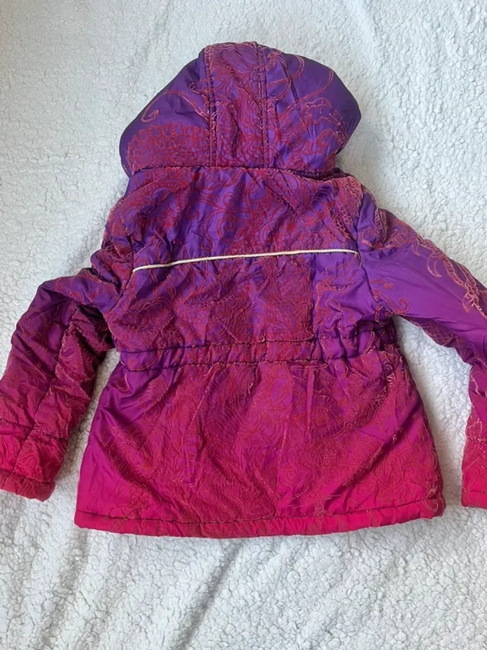 Doudoune manteau fille desigual 5-6 ans - photo numéro 5