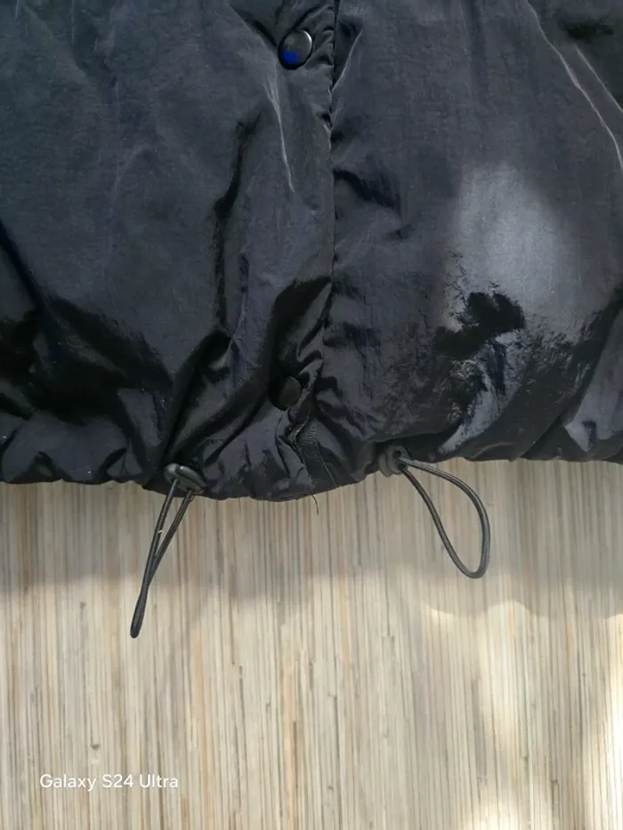 Doudoune courte noire - Zara - Taille M - photo numéro 2