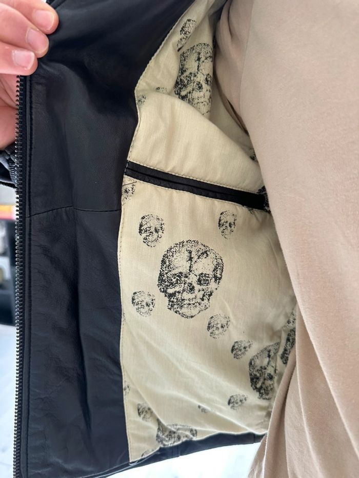 Veste en cuir Serge Pariente 🌚 - photo numéro 2