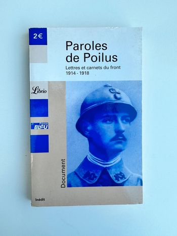 Livre - Paroles de poilus