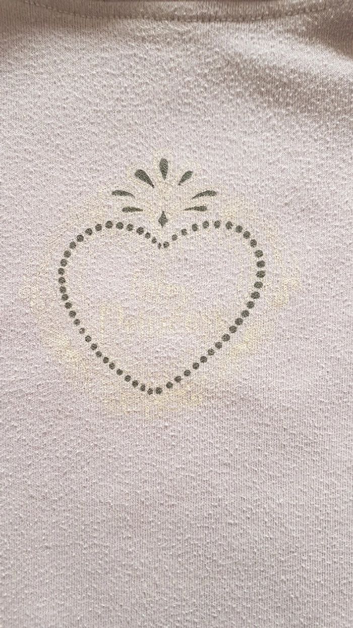 Col roulé mauve coeur 5 ans - photo numéro 2