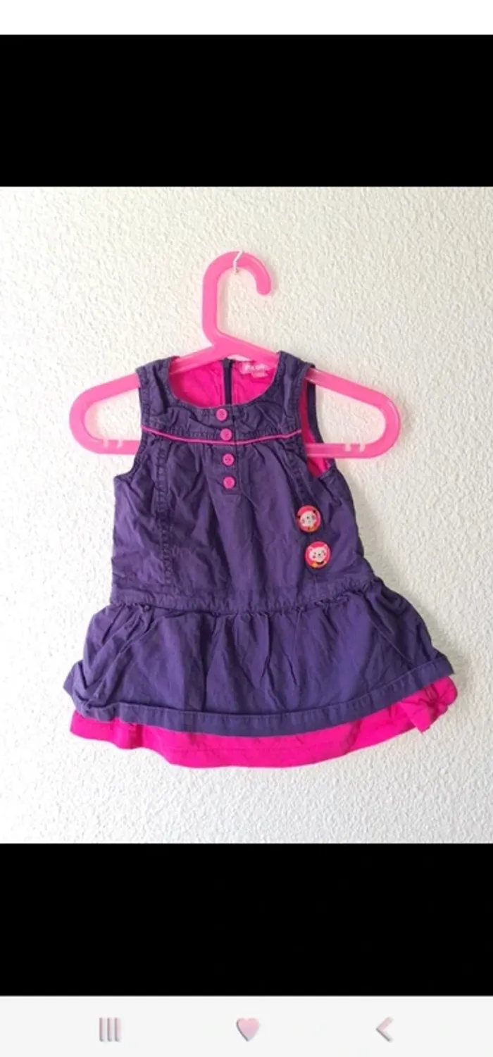 robe violet et rose pick ouic