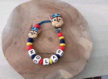 Attache tétine paw patrol