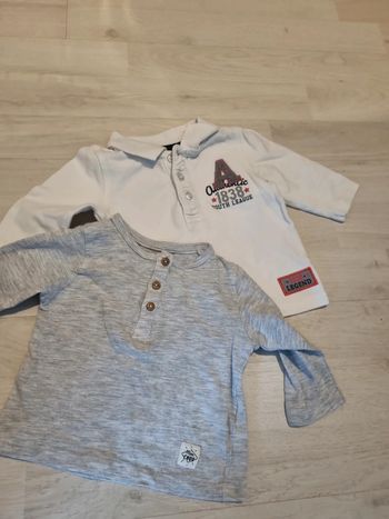 Lot de 2 T shirt 3 mois